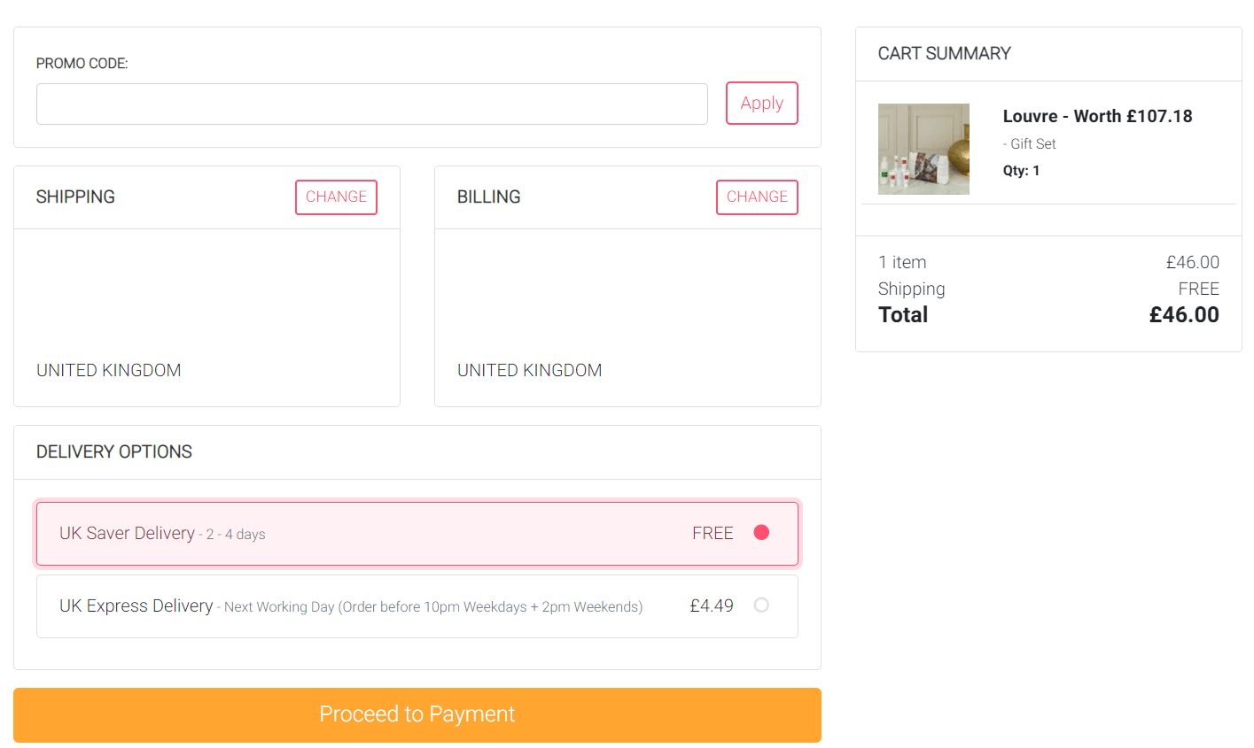 Jersey Beauty Company voucher code redemption box image