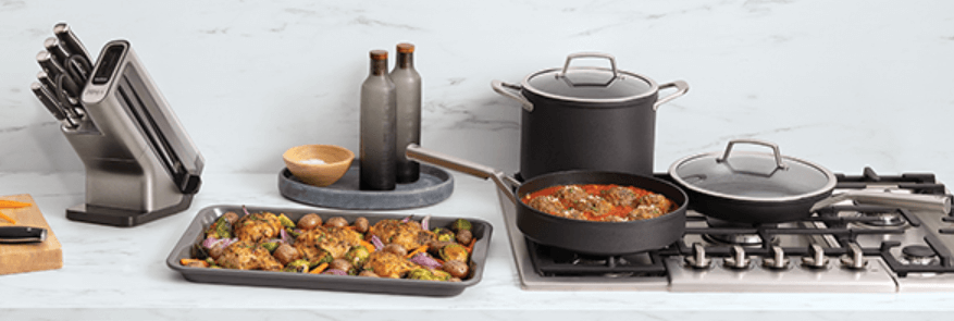 Ninja cooking banner showing food preparation with pans on a hob